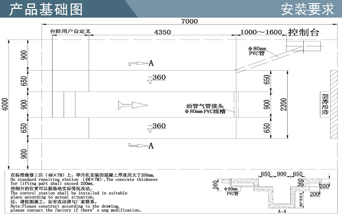 信力XL-106小剪式舉升機基礎(chǔ)圖